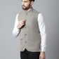 Even Apparels Men's Cream Nehru Jacket With Welt Pockets | Swadesiicart