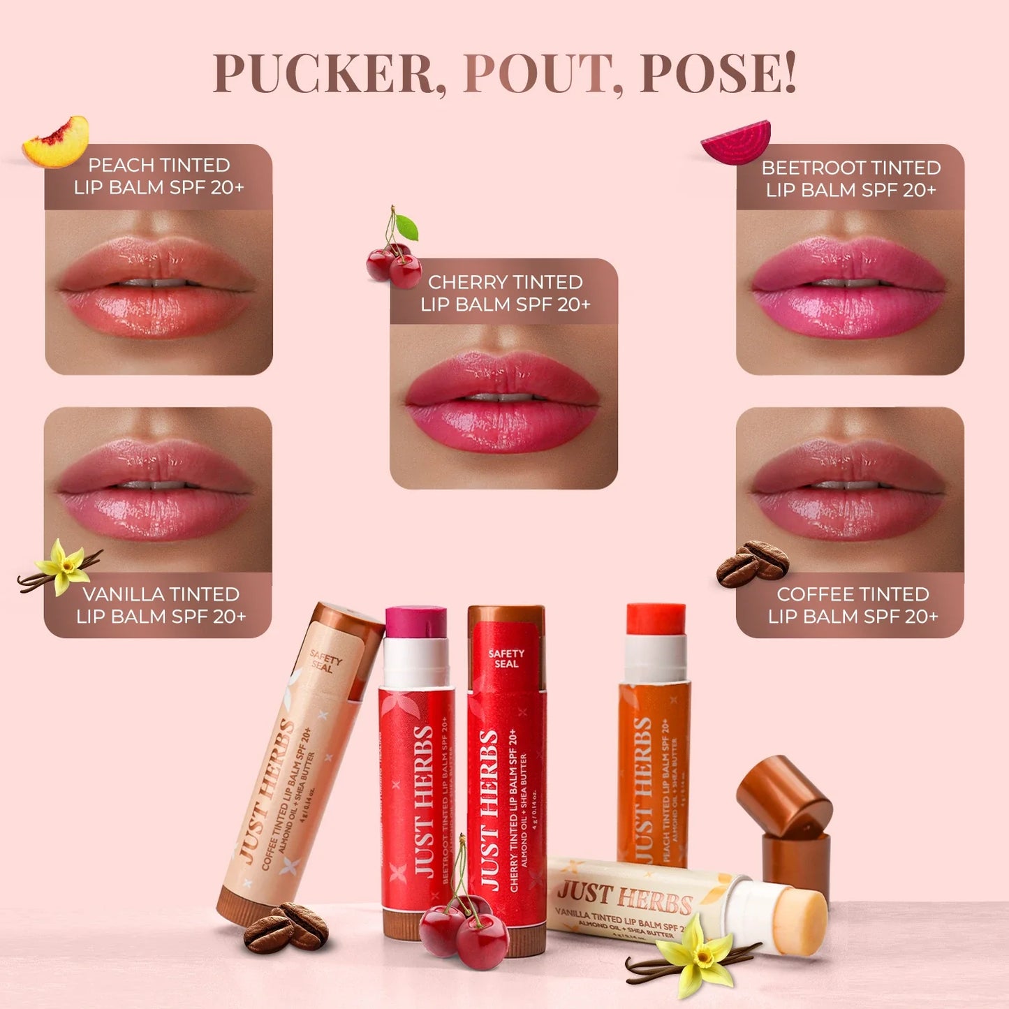 Just Herbs- Lip Balm Cherry