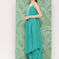 InWeave Women's Teal Strappy Set W White Pink Or Duptta - Swadesiicart