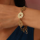 trueBrowns Brass Mandala Braclette - Swadesiicart