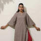 trueBrowns Grey Cotton Linen Kurta Pant Set | Swadesiicart