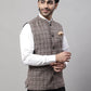 Even Apparels Men's Beige Pure Wool Nehru Jacket | Swadesiicart