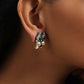 trueBrowns Silver Gold Tone Stud Earrings | Swadesiicart
