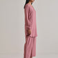 trueBrowns Mauve Short Co-Ord Set - Swadesiicart