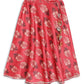 Ahalyaa Girls Floral Printed Velvet Ready to Wear Kids Lehenga Choli | Swadesiicart