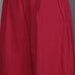 Ahalyaa Women Maroon Floral Empire Kurta with Palazzos | Swadesiicart