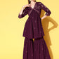 Ahalyaa Women Floral Printed Kurti with Sharara | Swadesiicart