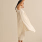 trueBrowns Off-White Sleeveless Kurta Pant Set | Swadesiicart