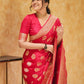 Kalini Ethnic Motifs Woven Design Zari Silk Cotton Banarasi Saree | Swadesiicart