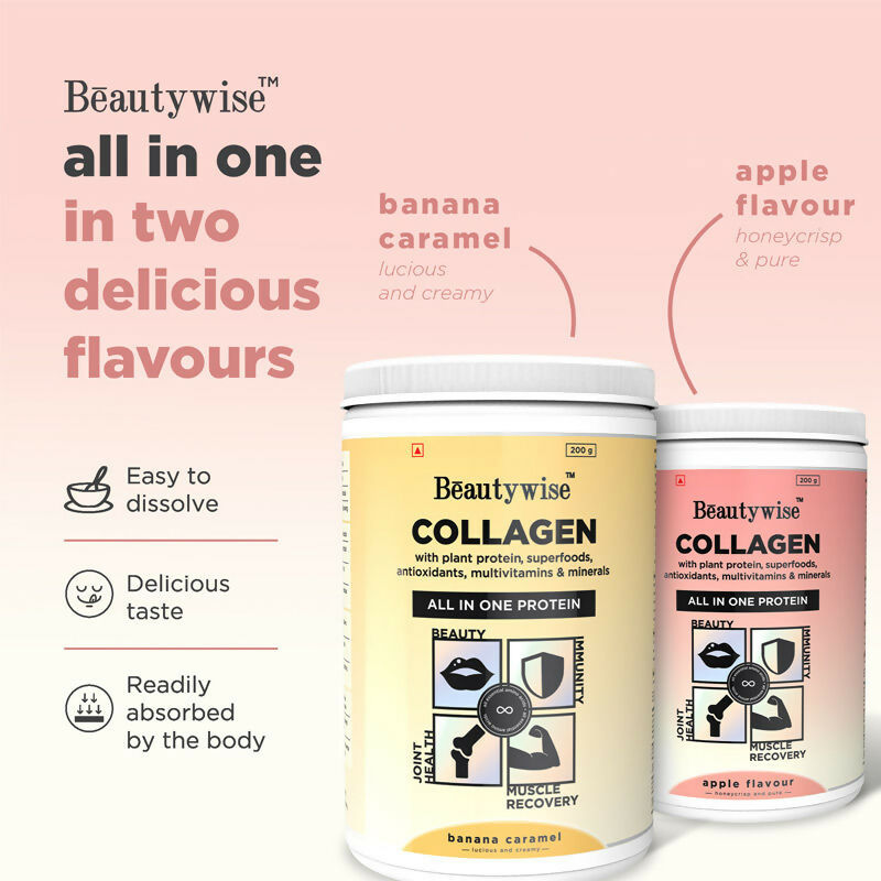 Beautywise All In One Collagen Proteins - Apple | Swadesiicart