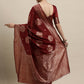 Saree Mall Maroon & Gold-Toned Ethnic Motifs Zari Silk Blend Banarasi Sarees | Swadesiicart