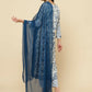 Designer Stylish White Keri cotton Stitched Suit With Dupatta - Tanisha | Swadesiicart