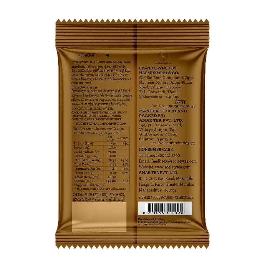 Society Coffee Premix Pouch | Swadesiicart