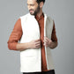 Even Apparels Pure Wool Nehru Jacket - White | Swadesiicart