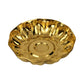 Spillbox Gold Toned Textured Pooja Thali | Swadesiicart