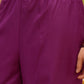 Vishudh Magenta Embroidered Kurta & Palazzos With Dupatta - Swadesiicart