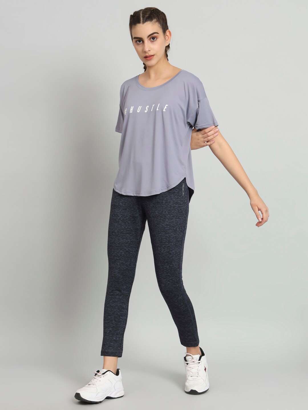 MKH Typography Printed Drop Shoulder Sleeves Dri-Fit Relaxed Fit T-shirt - Swadesiicart