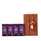Capsule & Lumba Rakhi With Dairy Milk