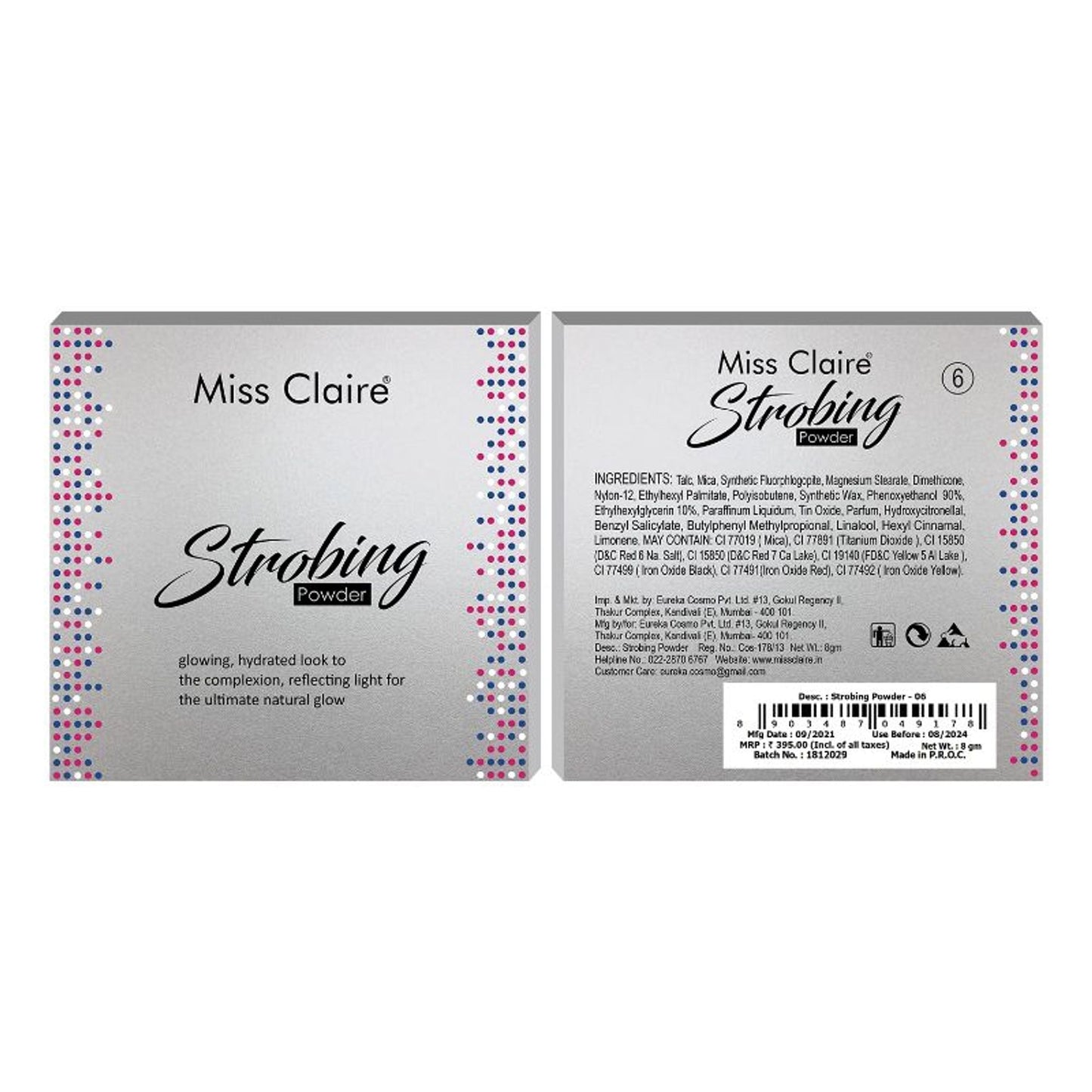 Miss Claire Strobing Powder - 6 | Swadesiicart