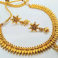 Cute Short Gold Necklace Set