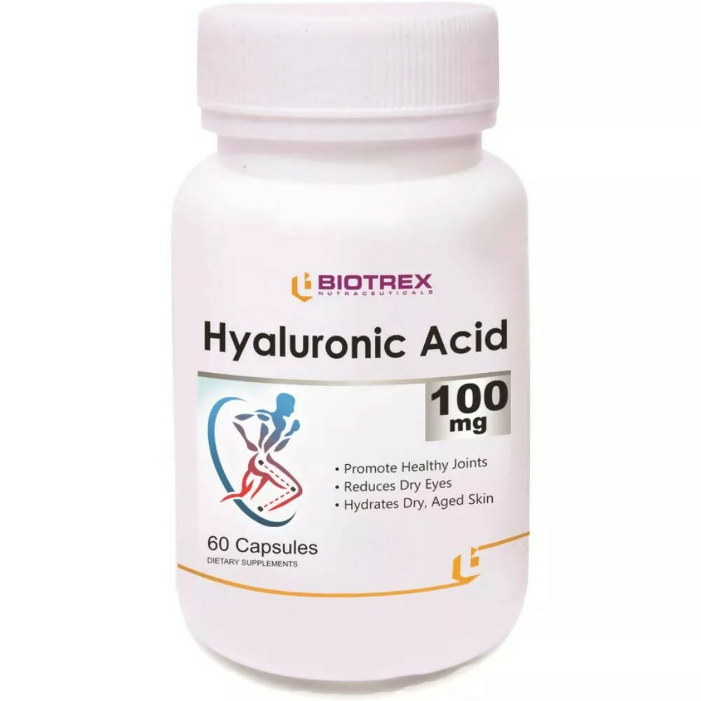 Biotrex Hyaluronic Acid 100mg Capsules | Swadesiicart