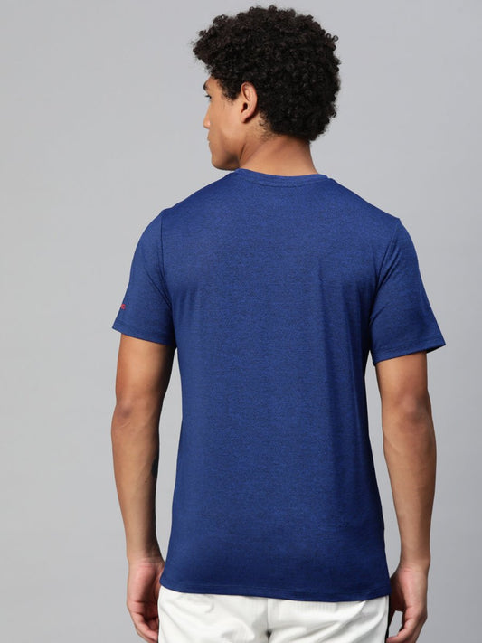Alcis Typography Printed Anti Static Slim Fit T-shirt | Swadesiicart