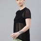 MKH Typography Printed Round Neck Short Sleeves Dri-FIT Relaxed Fit T-shirt - Swadesiicart
