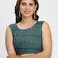 Shree Shyam Fashion Linen Cotton Sea Green Saree