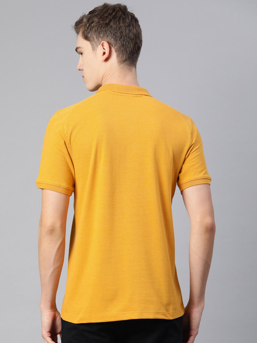 Alcis Men Abstract Printed Polo Collar T-shirt | Swadesiicart