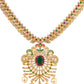 Saraf RS Jewellery Women Gold-Toned & Multi-Coloured CZ-Studded Handcrafted Jewellery Set - Swadesiicart