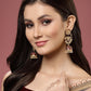 New Partywear Maroon Meenakari Drop Earrings for Womens by House of Ree | Swadesiicart