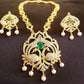 AD Emeralds Peacock Necklace Set