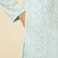Manyavar Floral Chikankari Embroidered Regular Thread Work Kurta With Pyjamas | Swadesiicart