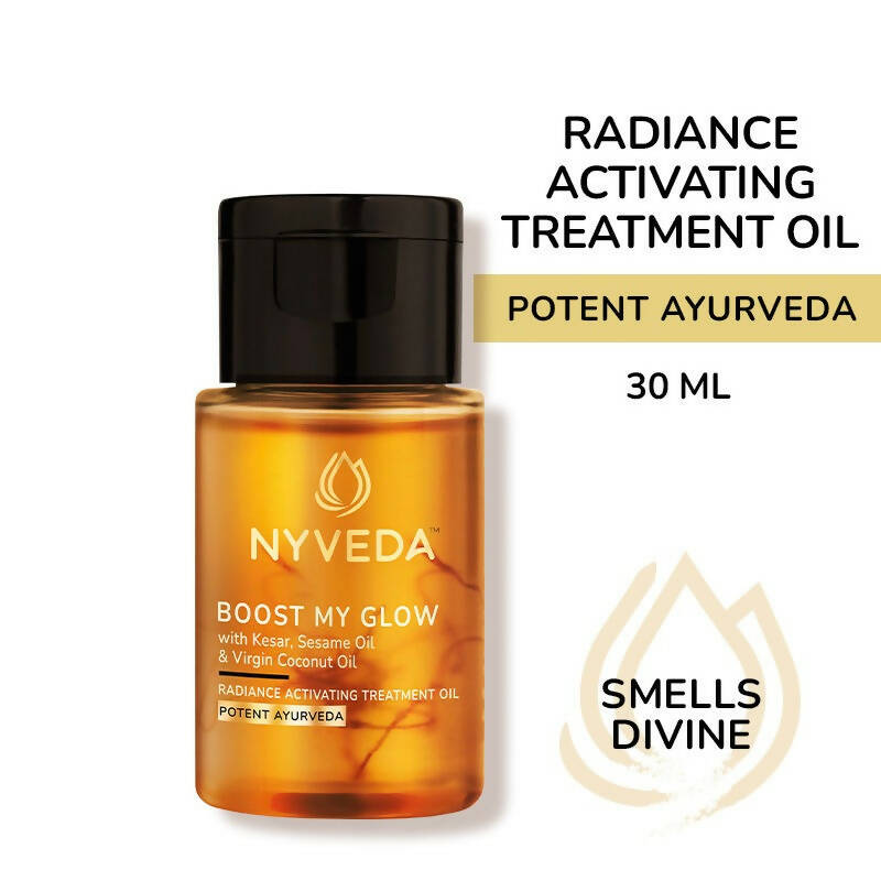 Nyveda Pre-bath Body Treatment Oil |Boost My Glow Radiance Activating | Swadesiicart