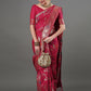 Mitera Woven Design Zari Silk Blend Banarasi Saree | Swadesiicart