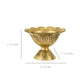 CraftVatika Gold-Toned Brass Engraved Diya | Swadesiicart