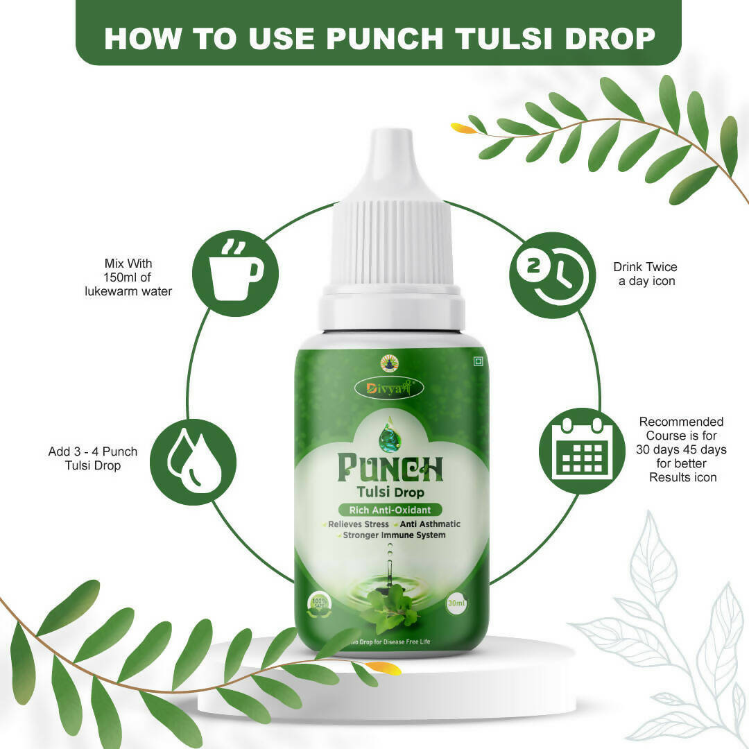 Divya Shree Punch Tulsi Drops | Swadesiicart