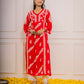 HOUSE OF KARI Cotton Floral Embroidered Chikankari Kurta | Swadesiicart
