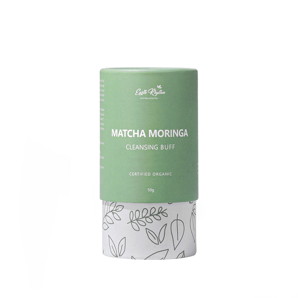 Earth Rhythm Matcha Moringa Cleansing Buff | Swadesiicart