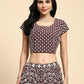 Brown Georgette Thread Embroidered Lehenga Choli with Dupatta - Tanya