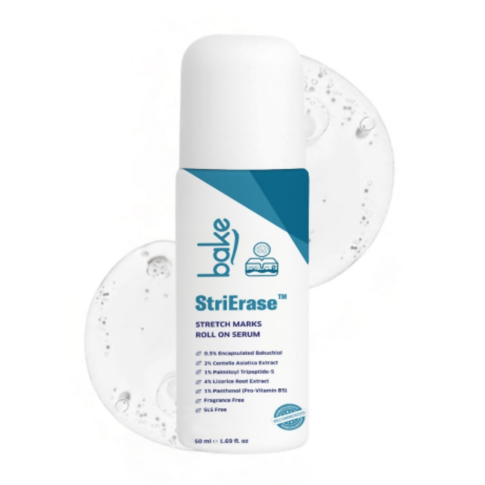 Bake StriErase™ Stretch Marks Removal Roll-On Serum | Swadesiicart