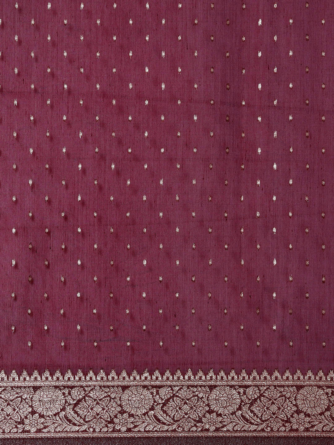 Saree Mall Maroon Woven Design Zari Silk Blend Banarasi Saree | Swadesiicart