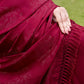 Tikhi Imli Embellished Half and half Satin Saree With Tassels | Swadesiicart