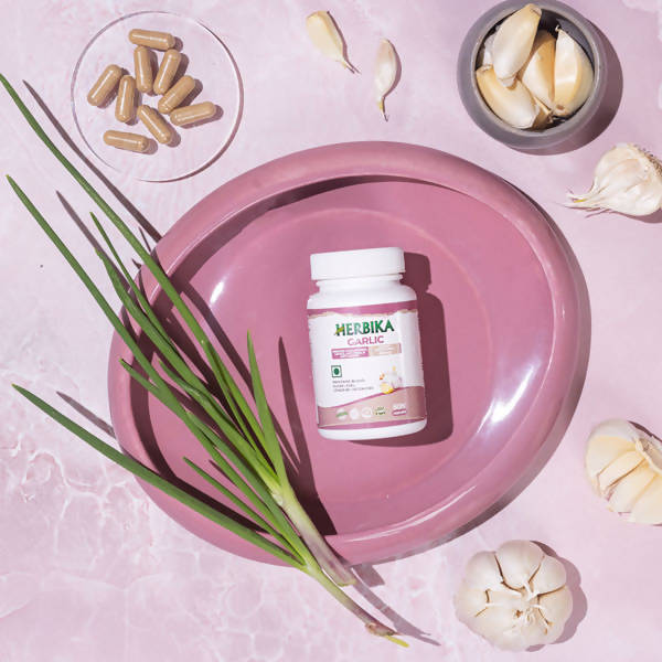 Herbika Garlic Capsules | Swadesiicart