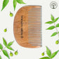 Ivory Natural Beard Kacchi Neem Wooden Comb - Natural Grooming For Beard - Ivory Natural
