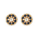 Nuyug 22K Gold Plated Floret Noor Stud Earrings | Swadesiicart