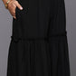 Ahalyaa Women's Traditional wear Kurta Set - Black | Swadesiicart
