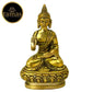 Tamas Brass Buddha Idol | Golden Finish | Spiritual Home Decor - Swadesiicart