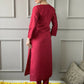Rani Pink Viscose Chanderi Stitched Suit With Dupatta - Tanisha | Swadesiicart