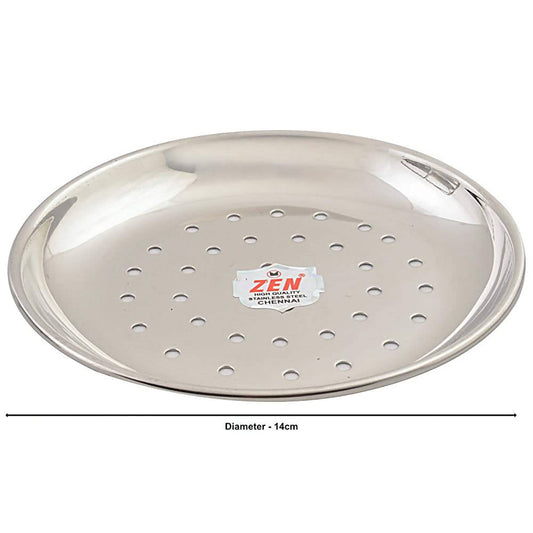 Jain Stainless Steel Idiappam Stand 5 Plates - Silver - Swadesiicart